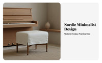 Vanity Bench Removable and easy-clean Cover Rectangular Vanity Bench for Entryway