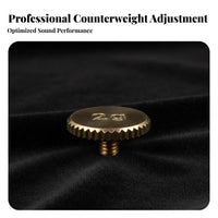 Headshell Counterweight Gold-Plated Tonearm Headshell Weight Long-Lasting Metal