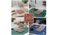 6 Pieces Precision Screwdriver Set with Case Knurled Watchmaker Screwdriver Set Portable Hand Tools for Watchmakers