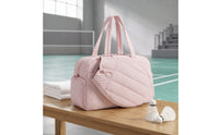 Adjustable Padded Sports Bag with Side Pocket Removable Quilted Gym Bag with Shoulder Strap Organized Lightweight for Athletes