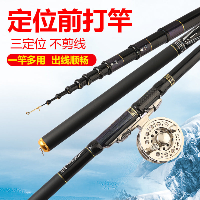 Telescopic Ultra-Light Carbon Fiber Fishing Rod for Freshwater and Saltwater Fishing