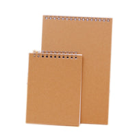 Vintage Kraft Paper Sketchbook A5 Spiral Bound Notebook for Students and Artists