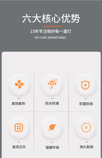 亚明led招牌射灯匾门面照明室外防水支架店铺门头探照户外广告牌 100W广告牌灯+0.5米弯杆支架【送安装螺丝】