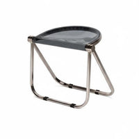 Minimalist Cylindrical Stool Foldable Space-Saving Seat Sturdy Construction