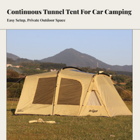 SUV Tailgate Tent, Tunnel Design, Waterproof for Camping