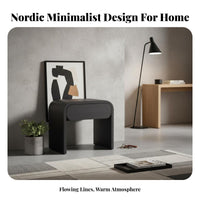 Multi-Drawer Nightstand with Shelf Minimalist Look for Bedroom, Renters, Parents