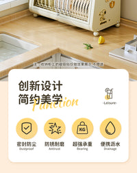 雅图诗厨房碗柜碗碟收纳架台面家用碗盘置物放餐具碗筷子盒沥水架