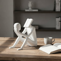 Abstract Sculpture Matte Human Figurine Sculptural for Living Room, Homeowners