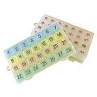 28-Compartment Weekly Pill Organizer Box for Travel and Home Use