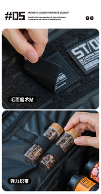 Outdoor 05 Series Tactical Modular Bag Table and Chair Side Hanging Expandable Storage Organizer