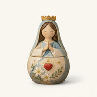 Gift Idea Fairy Prayer Box Decorative Handmade Fairy Figurine Box for Shelf Display