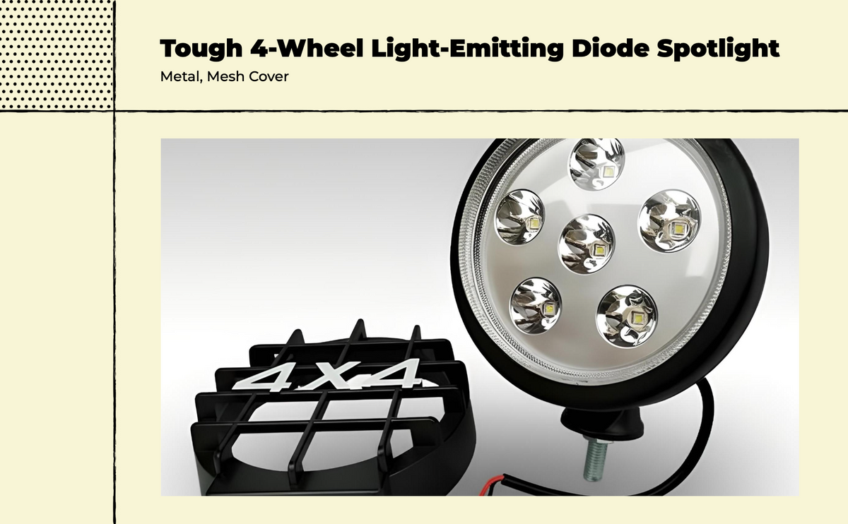 6000K LED front light for SUV