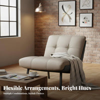 Single Sofa Chair Minimalist Design Upholstered Tub Chair Modern and design firm-density Foam padding for Adults, Cafe, salon