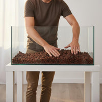 Red Volcanic Rock Improves Water Quality Aquatic Habitat Molten Rock Natural Volcanic Stone Safe