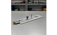 Sound Hole Router Base Aluminum Alloy Sound Hole Cutter Base Dust Blow Tube for Luthiers, Workshop, Repair Shop
