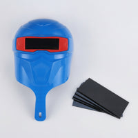 Comfortable Hand-Held Metal-Joining Guard Lightweight Metal-Joining Guard with Glass Lens Compact Anti for Welders, Garage
