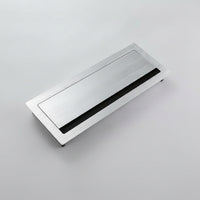 Cable Box with Brush Recessed Wire Management Cover Compact for Professionals