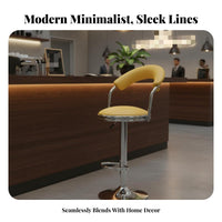 Adjustable rotate Bar Stool Easy to Clean Adjustable rotate Stool for Homeowners