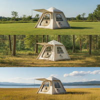 Quick Setup Inflatable Tent Portable Inflatable Tent Windproof Shelter Ventilated for Campers, Camping