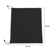 Bird Cage Blackout Cover, Flexible Cloth Round Bird Cage Windproof Cover, Cold Protection Cover for Good Night Sleep, Light Blocking One Layer