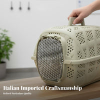 Travel Pet Crate Lightweight Ventilated Transport Box Sturdy for Cat Owners