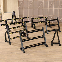 Adjustable Dumbbell Rack Storage Stand for Home and Commercial Use