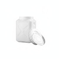 Multipurpose Fermentation Barrel with Lid Multi-Purpose Food Grade Storage Drum Air Tight Seal Food Grade Water Container High-Density Polyethylene