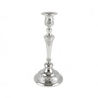 Ornate Candle Holder Lustrous Rose Relief Candle Holder Shiny Finish