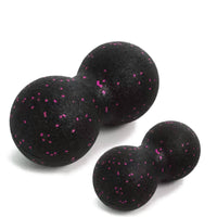 2 Pieces Peanut-Shaped Massage Ball Textured Peanut Massage Ball Hard Firm for Athletes, Home Gym, Stretching Studio