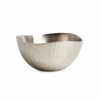 Aluminum Bowl Silver Tabletop Bowl Versatile for Home Staging