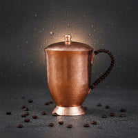 Copper Beer Mug Rustic Look Copper Simple to Clean to Clean Tableware for Tea Time