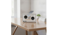Bluetooth Transparent Speaker Dual-driverDriver Speaker with Clock Compact Gadget Portable for Nightstand