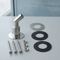 Stainless Steel Exhaust Flange Pipe Fitting Bolt-on Flange Adapter with Screws Long-Lasting Exhaust Connector with Gaskets Easy Installation for Parking Heater