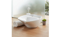 Backwash Basin Easy to Clean Shampoo Wash Basin Glossy Finish Salon Shampoo Sink for Hairdressers, Barbershop