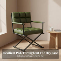 Wooden Hanging Chair Minimalist Design Home Furniture Designer-Inspired Thick Padding Seat for Cafe Owners, Living Room
