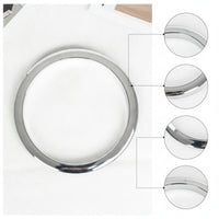 Bass Drum Resonant Head Port Protector Slim Bass Drum Port Collar Drumhead Protector Collar Easy to Install Self-Adhesive