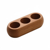 Elegant Design Red Oak Oil Organizer Polished Finish Solid Wood Rack Hand Polished Wooden Essential Oil Holder Fine Workmanship for Aromatherapists, Professionals, Beauty Salon, Spa, Desktop, Countertop
