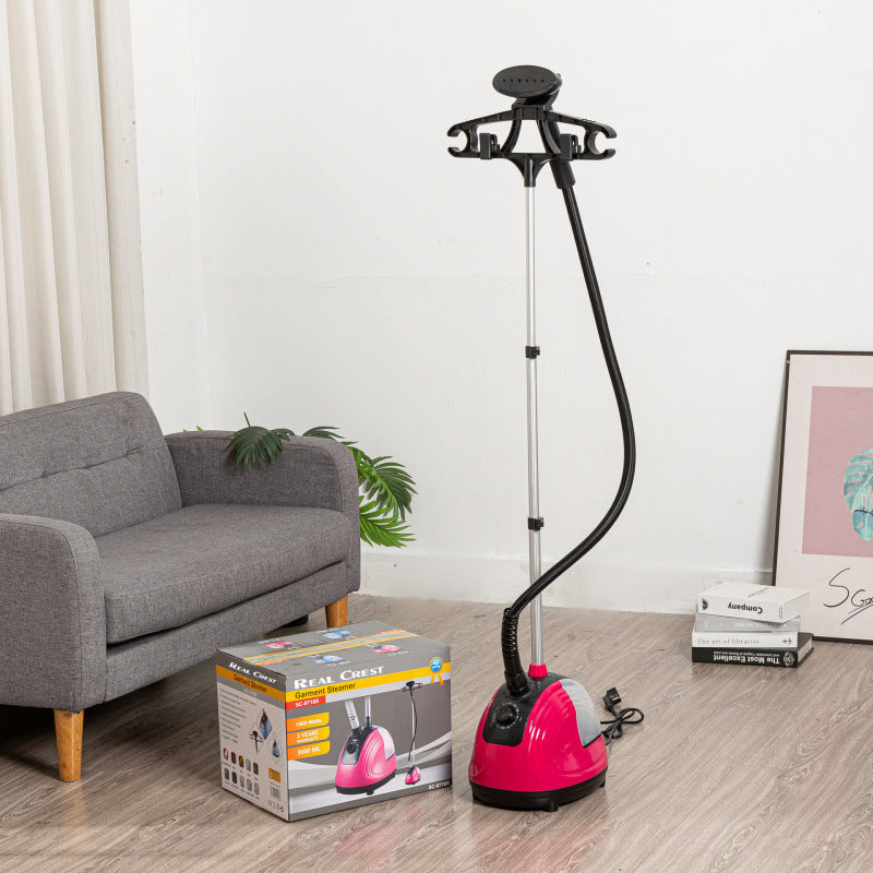 Steam Ironing Machine with Single Rod, Foldable, EU Plug