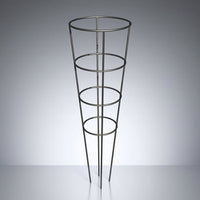 Garden Trellis for Climbing Potted Plants, Heavy Duty Conical Shape Wire Construction, Tall Plant Support Stakes for Sweet Pea, Flower Support