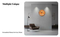 Decorative Wall Clock Silent Sweeping Mechanism Non-Ticking Wall Clock Timekeeping for Living Room, Bedroom, Kitchen