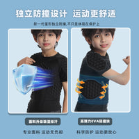 Kids Baseball Protective Short-Sleeve Training Shirt for Ball Sports