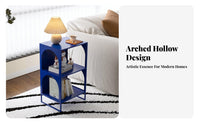 3-Tier S-Shaped Shelf Multi-Functional Side Table adaptable Use for Homeowners