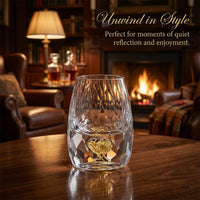 Crystal Whiskey Tasting Glass, Nordic Minimalist Style