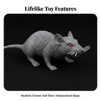 Scary prop authenticistic Rubber rodent replica soft texture authenticistic Model practical joke Gift practical joke Toy long-finaling for practical jokesters, Adults, Party Hosts, practical jokes, Halloween Parties, Classroom, Office