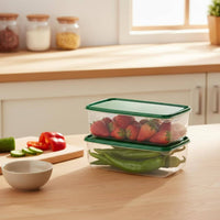 17 Pieces Fridge Storage Box Set Reusable Airtight Food Container Set Included