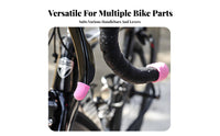 Road Bike Shifter Hood Anti-Scratch Cycle Lever Guard Cover Snug Fit Silicone Bar End Retainer for Cyclists, Bikers, Long Distance Riding