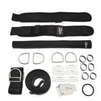 Scuba Diving Harness with Shoulder Pads Padded Backplate Harness with Shoulder Pads Adjustable for Divers