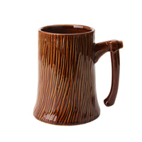 Tree Stump Mug Wide Opening Drinkware Large Capacity
