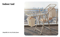 Foldable Extension-Shaped Drying Storage Areasaving Foldable Extension-Shaped Rack Multi-Functional Clothes Airer for Homemakers, Home Residents