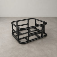 Rack-Mount Cycle Basket with Quick-Release Buckle Removable Metal Wire Bike Basket Long-Lasting Sturdy for Commuters, Commuting